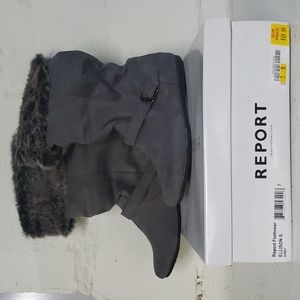 Report, Size 7, Gray boots - 2 styles!
